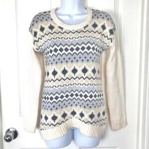 Old Navy Fair Isle Crew Neck Sweater Girls sz XL 14